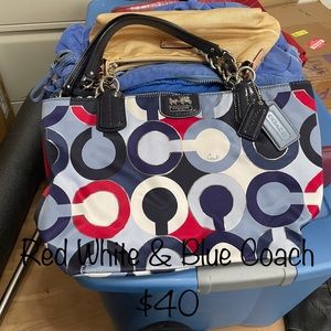 Red White & Blue Coach